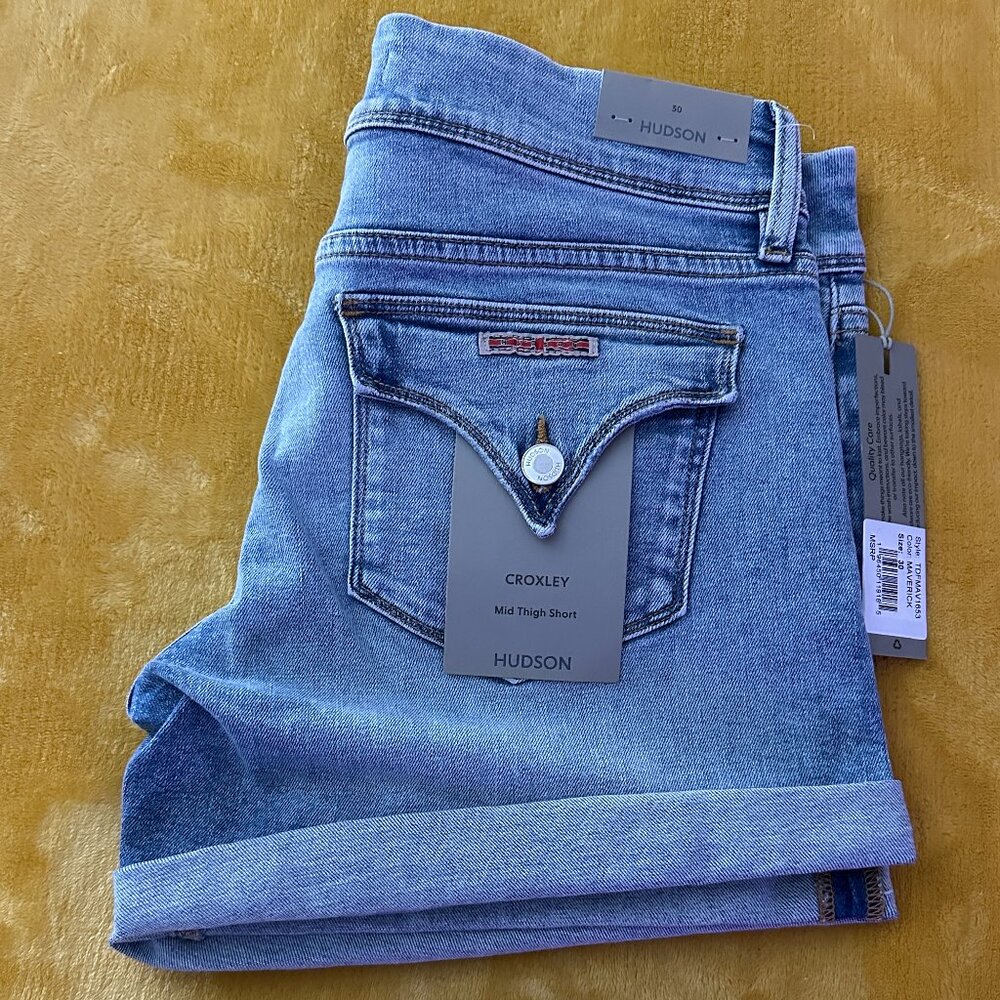 NWT Hudson Croxley Maverick Mid-Thigh Shorts - Size 30